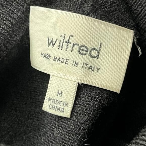 Wilfred Knit Wide Leg Pants Crop Women’s M Stretch Flowy Beach Coastal Lounge - Picture 3 of 7